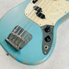 Fender JMJ Road Worn Mustang Bass Rosewood Fingerboard 2020 - Faded Daphne Blue - 5
