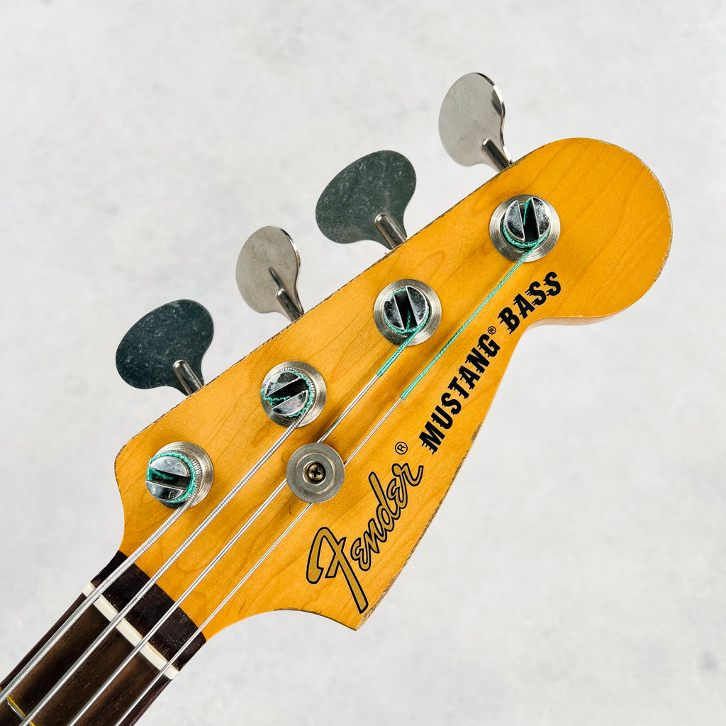 Fender JMJ Road Worn Mustang Bass Rosewood Fingerboard 2020 - Faded Daphne Blue - 9
