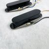 Fender Mustang Single Coil Gray Bottom Pickup Set 1960s - Black - 2