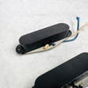 Fender Mustang Single Coil Gray Bottom Pickup Set 1960s - Black - 3