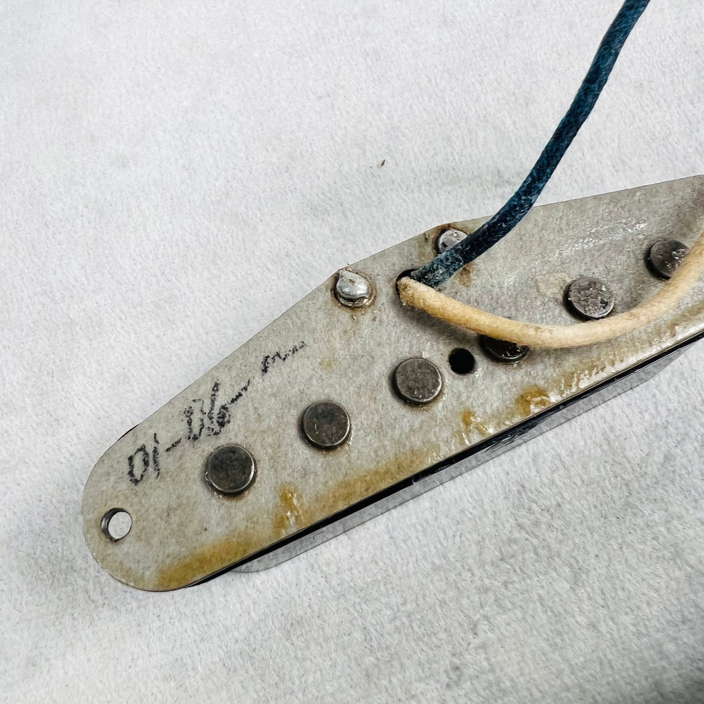 Fender Mustang Single Coil Gray Bottom Pickup Set 1960s - Black - 7