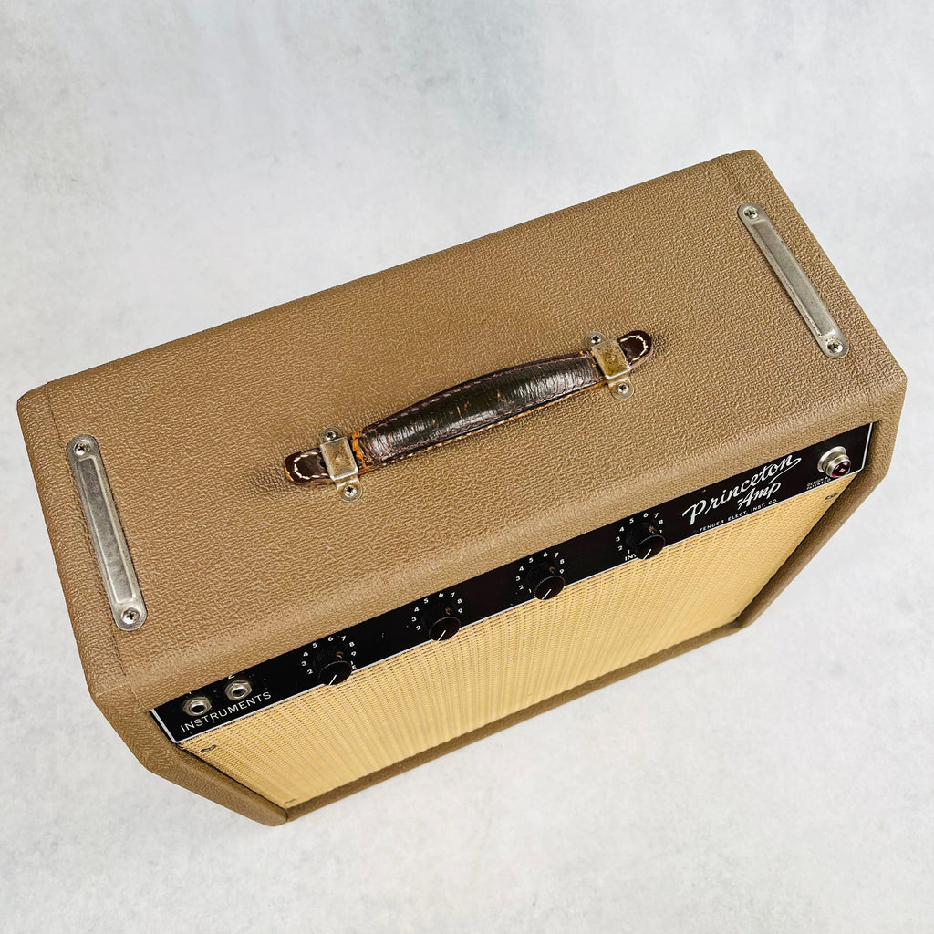 Fender Princeton 6G2 1x10" Combo Amplifier 1961 - Brown - 2