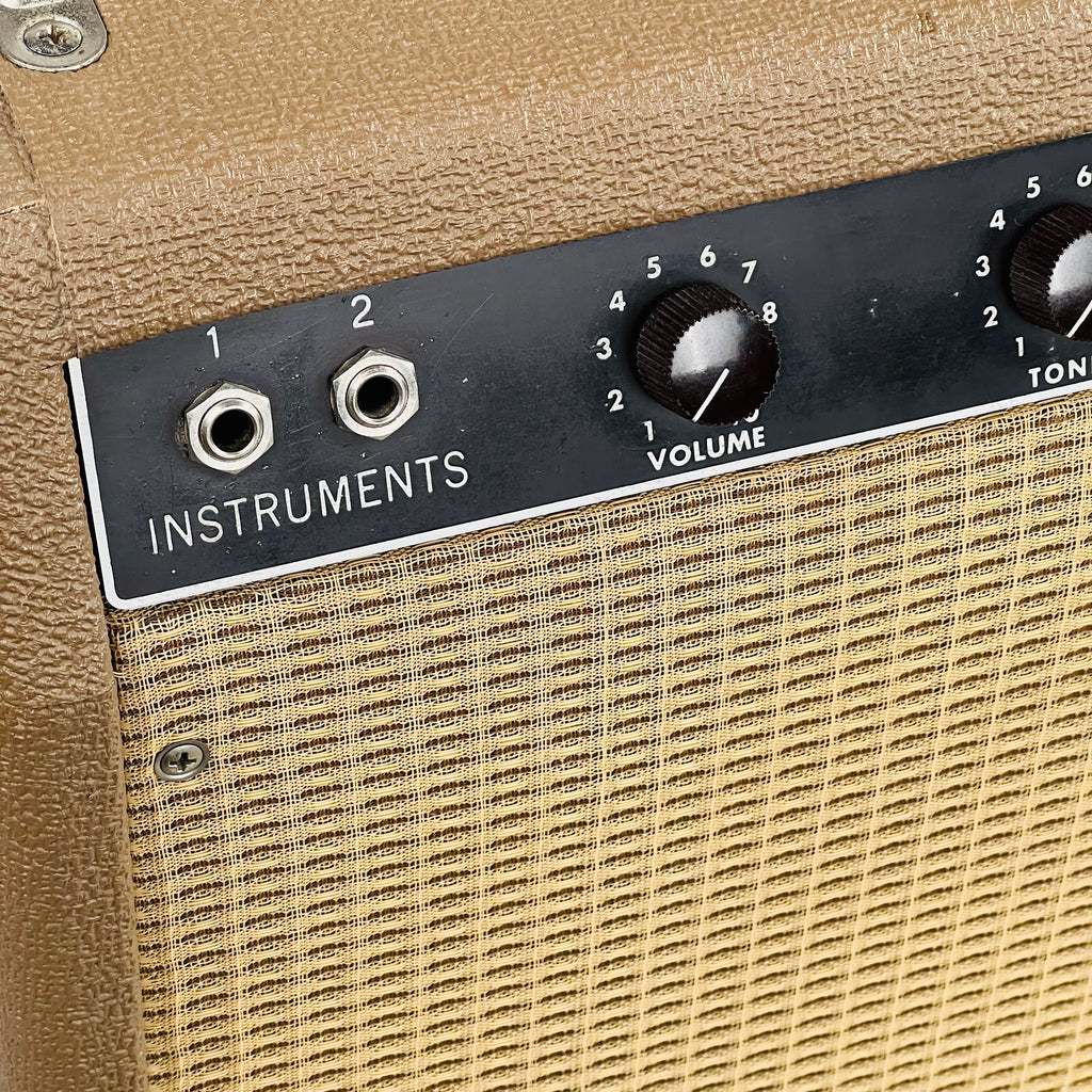 Fender Princeton 6G2 1x10" Combo Amplifier 1961 - Brown - 3
