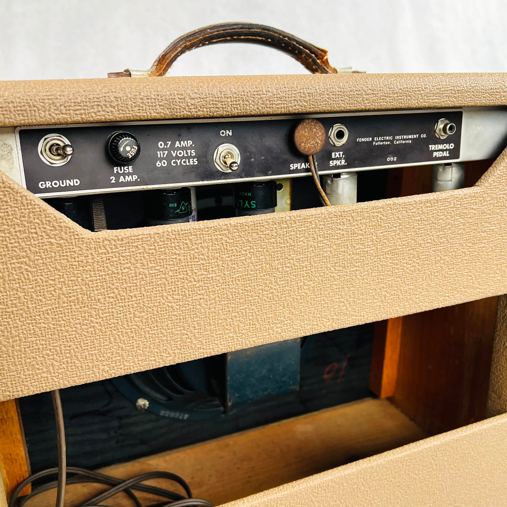 Fender Princeton 6G2 1x10" Combo Amplifier 1961 - Brown - 23