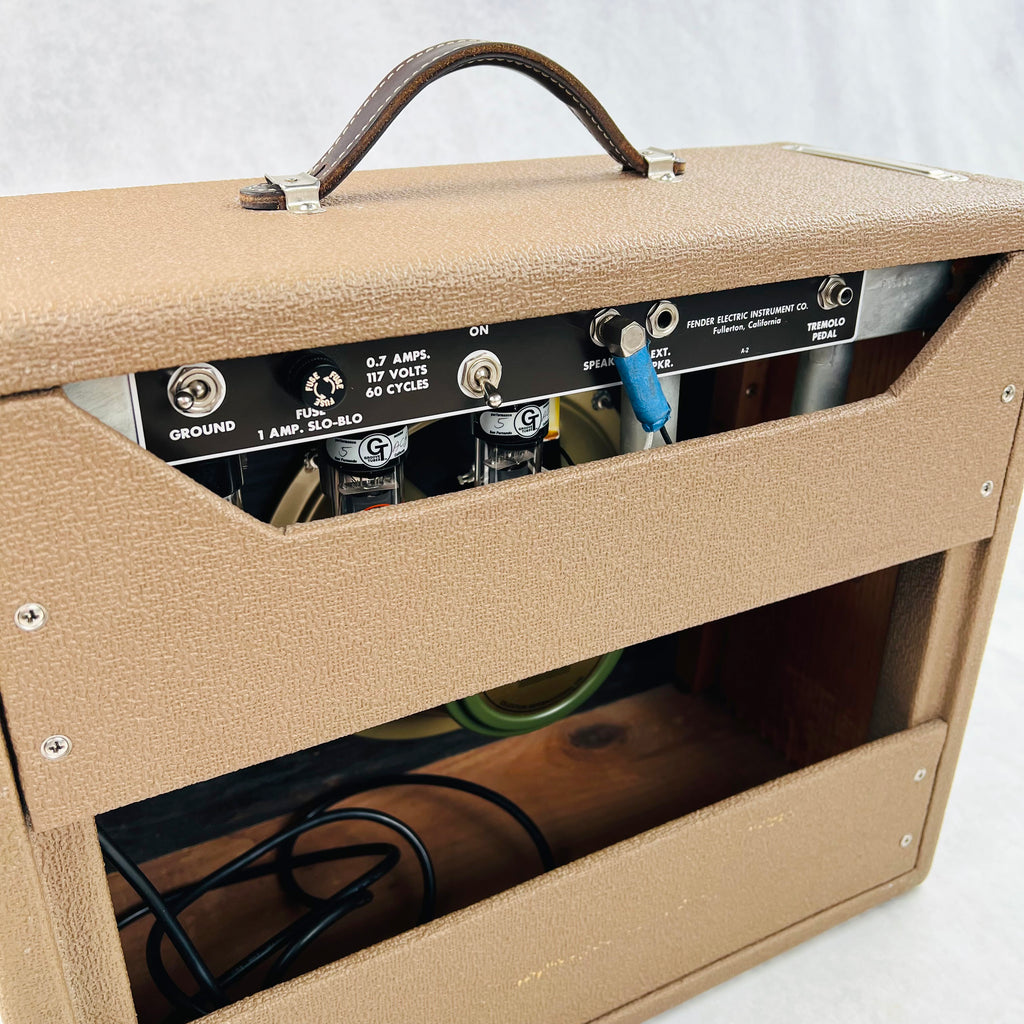 Fender Princeton Model 6G2 Vintage Tube Guitar Amplifier 1963 - Brown - 11