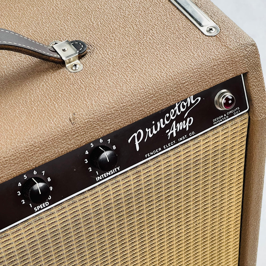 Fender Princeton Model 6G2 Vintage Tube Guitar Amplifier 1963 - Brown - 6