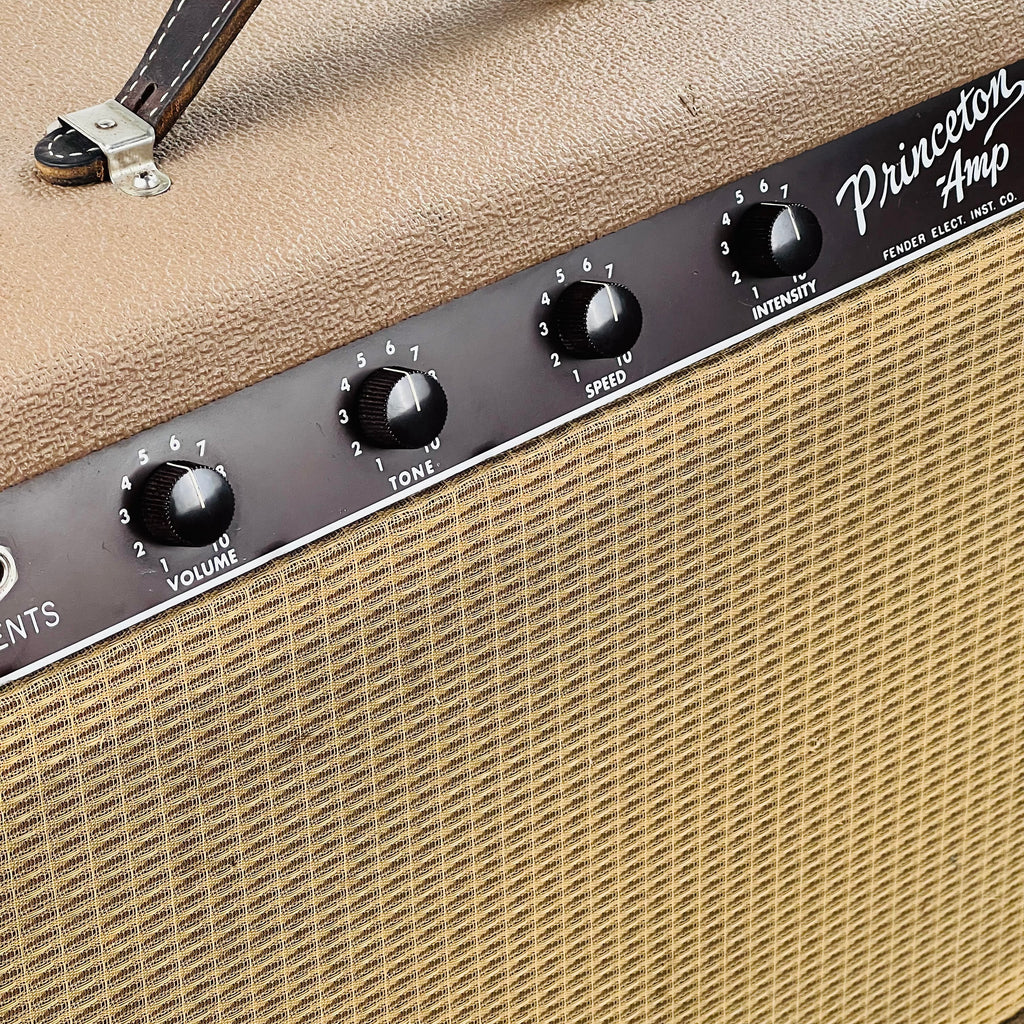 Fender Princeton Model 6G2 Vintage Tube Guitar Amplifier 1963 - Brown - 7