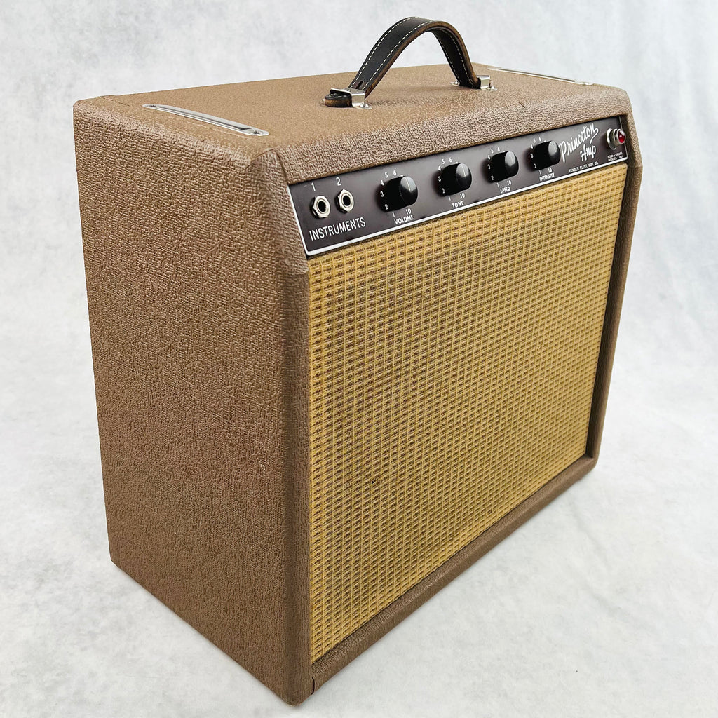 Fender Princeton Model 6G2 Vintage Tube Guitar Amplifier 1963 - Brown - 2