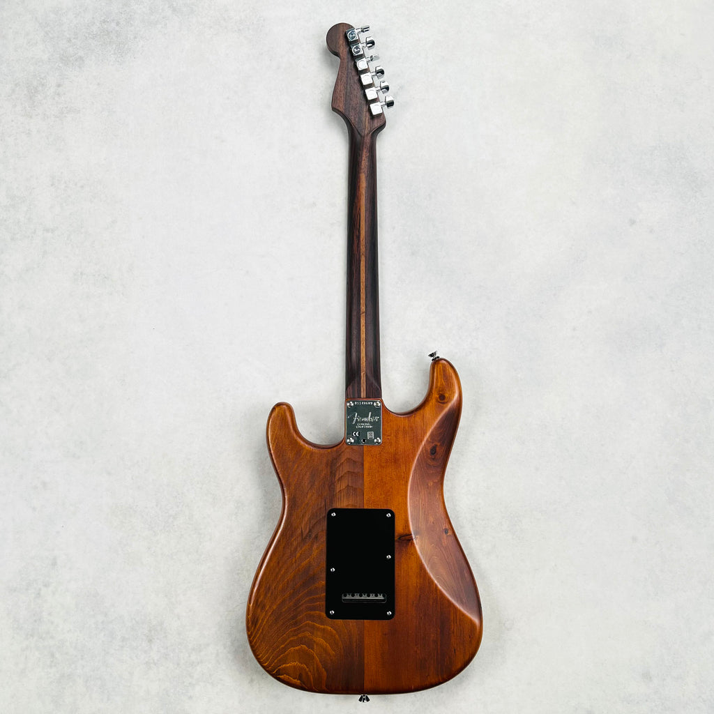 Fender Reclaimed Eastern Pine Stratocaster with Rosewood Neck 2014 - Dark Stain - 10