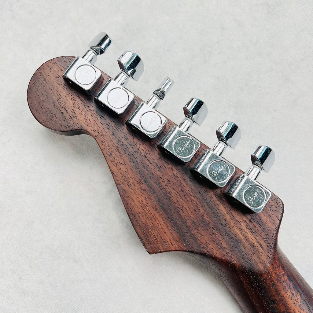 Fender Reclaimed Eastern Pine Stratocaster with Rosewood Neck 2014 - Dark Stain - 14