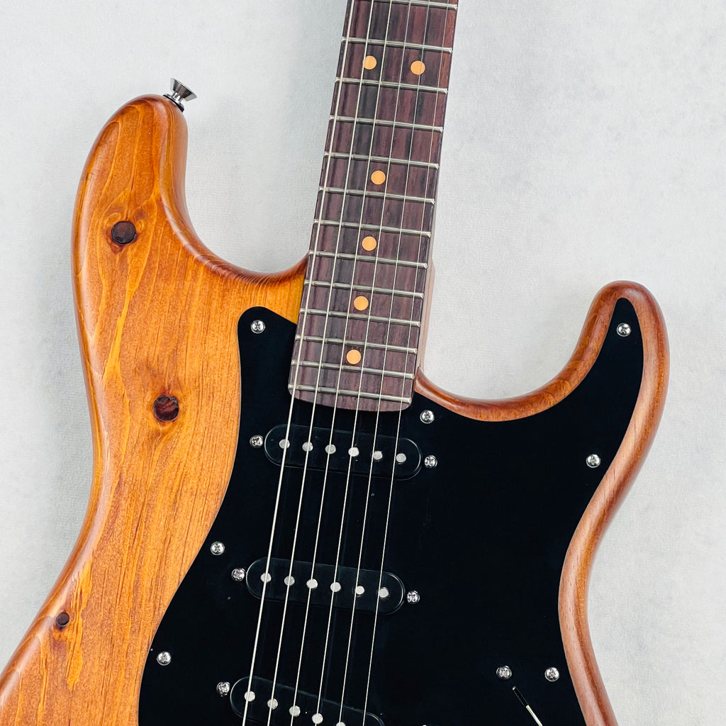 Fender Reclaimed Eastern Pine Stratocaster with Rosewood Neck 2014 - Dark Stain - 3