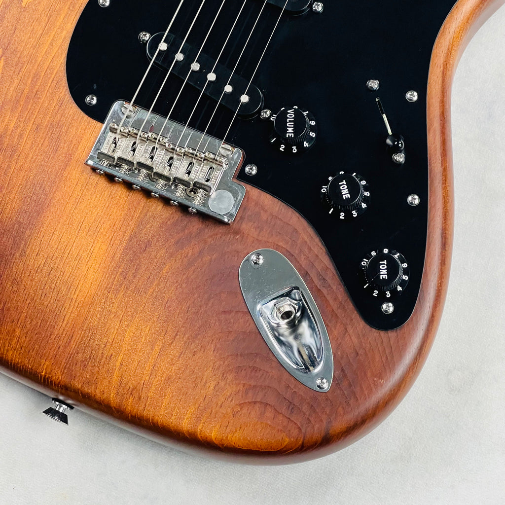 Fender Reclaimed Eastern Pine Stratocaster with Rosewood Neck 2014 - Dark Stain - 5