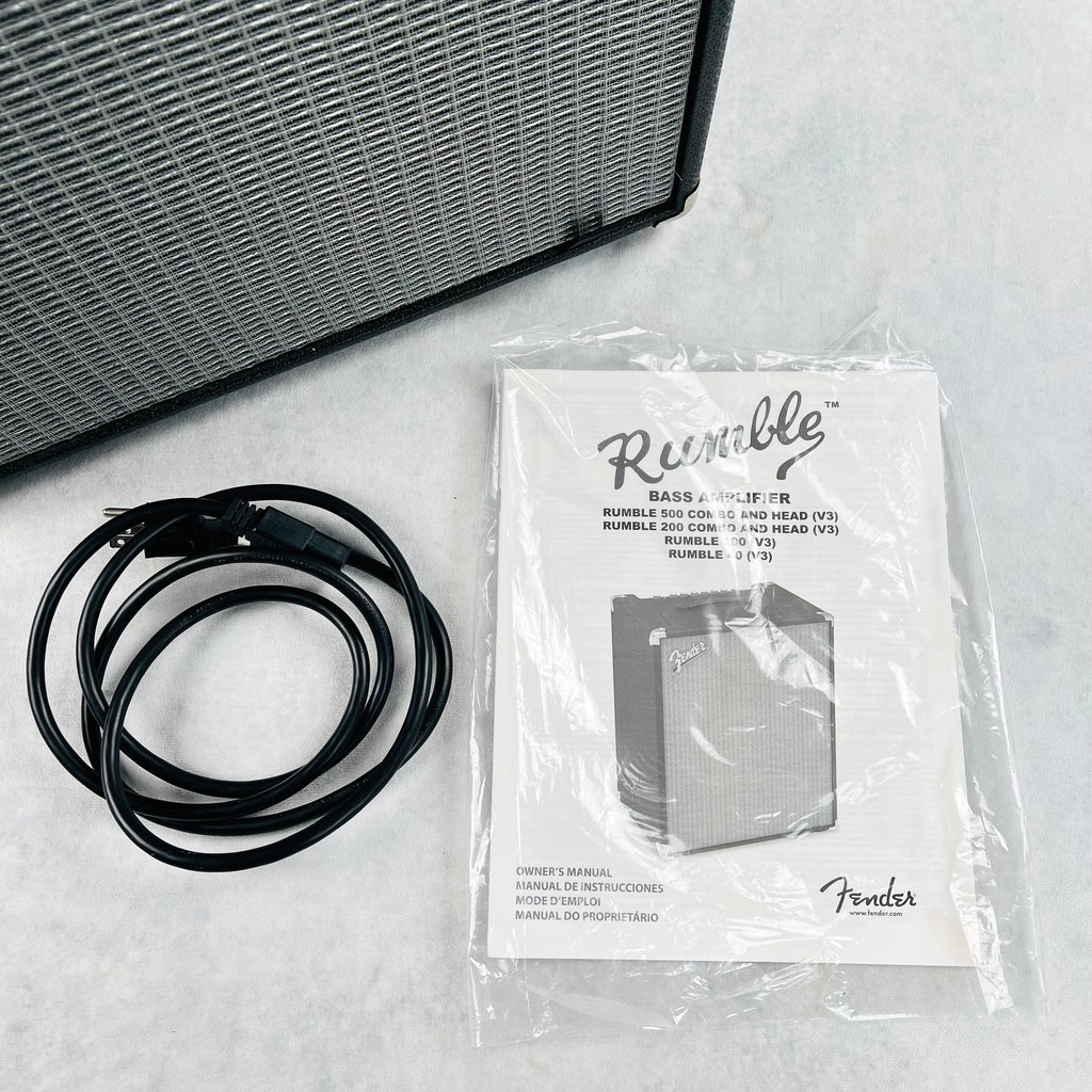 Fender Rumble 100 V3 1x12" Bass Combo Amplifier 2020 - Black - 15