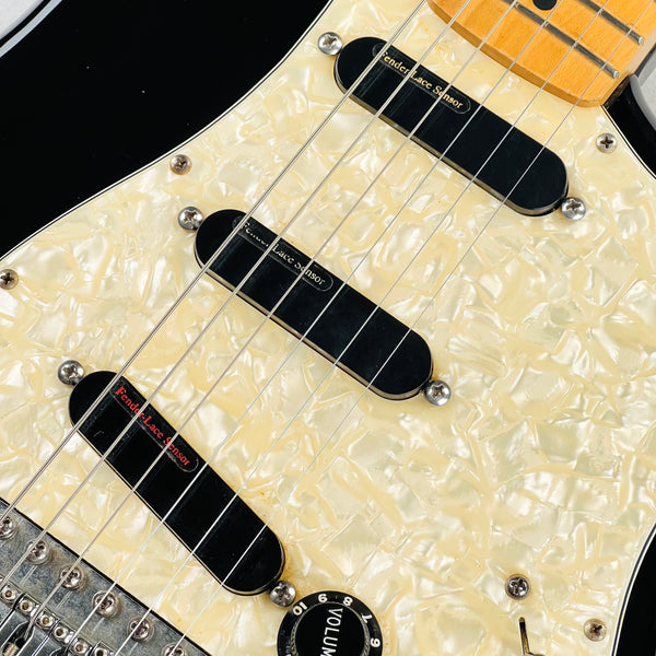 Fender Sam Ash Sunset Blvd Stratocaster with Lace Pickups 1998 - Black - 7