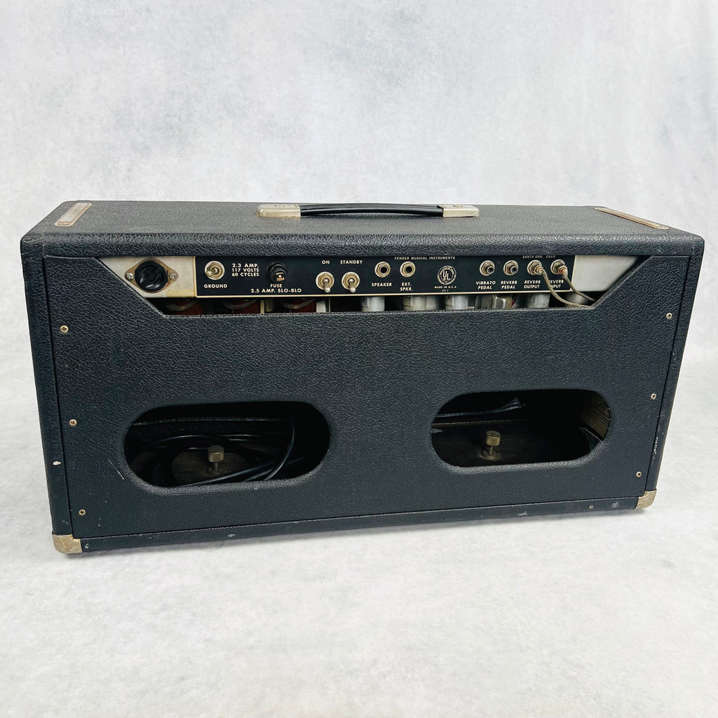 Fender Showman Reverb Amp TFL 5000D Drip Edge Head 1968 - Black - 10