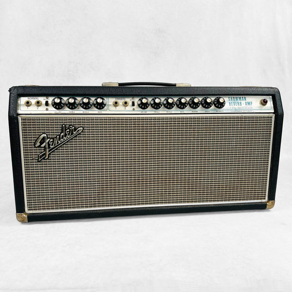Fender Showman Reverb Amp TFL 5000D Drip Edge Head 1968 - Black - 1