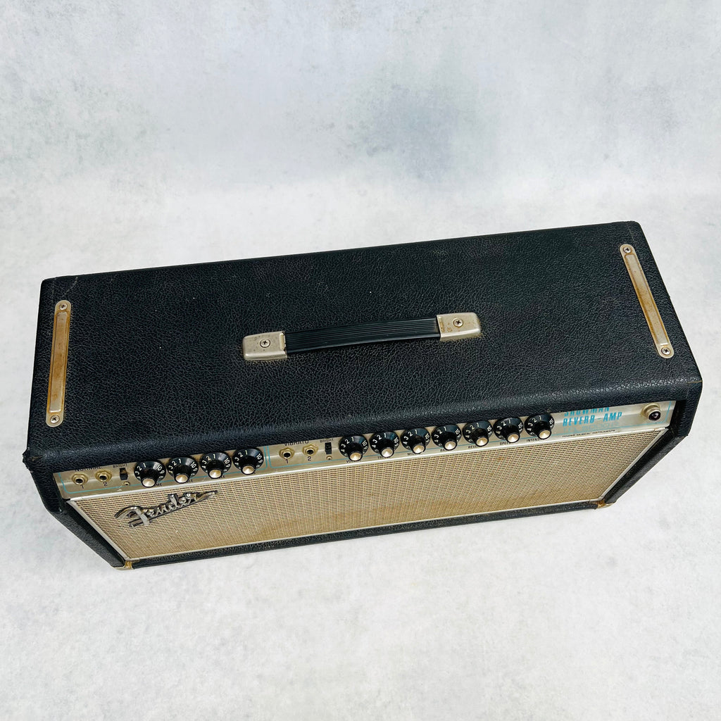 Fender Showman Reverb Amp TFL 5000D Drip Edge Head 1968 - Black - 2