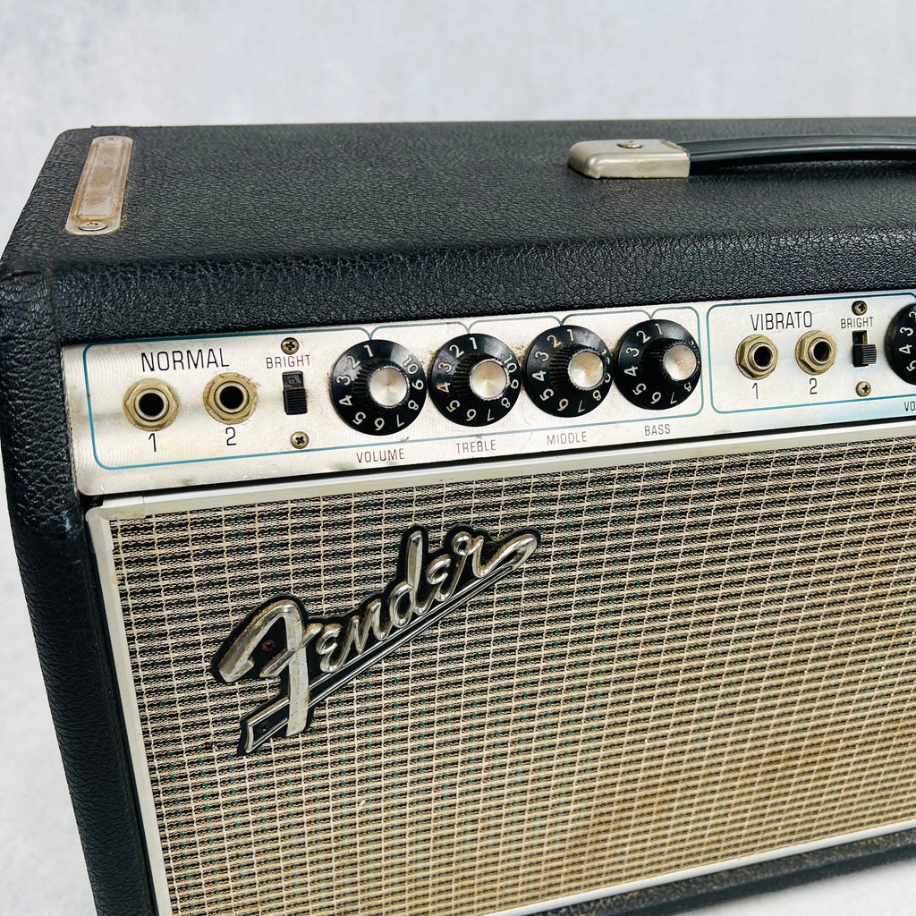 Fender Showman Reverb Amp TFL 5000D Drip Edge Head 1968 - Black - 3