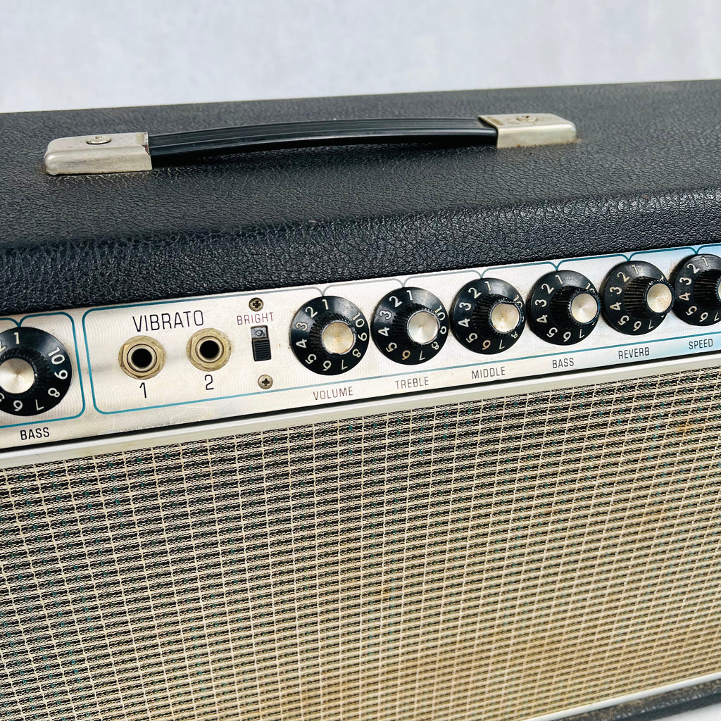 Fender Showman Reverb Amp TFL 5000D Drip Edge Head 1968 - Black - 4