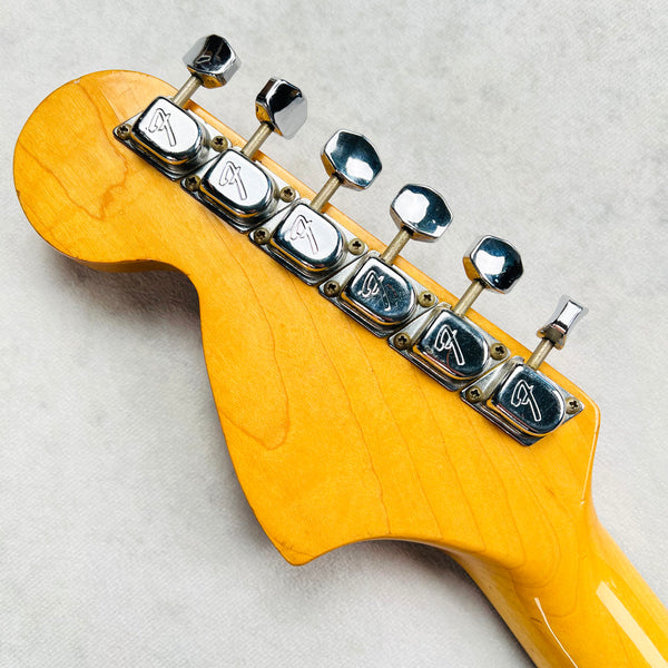 Vintage 1973 Fender Stratocaster Hardtail Electric Guitar Black - 23