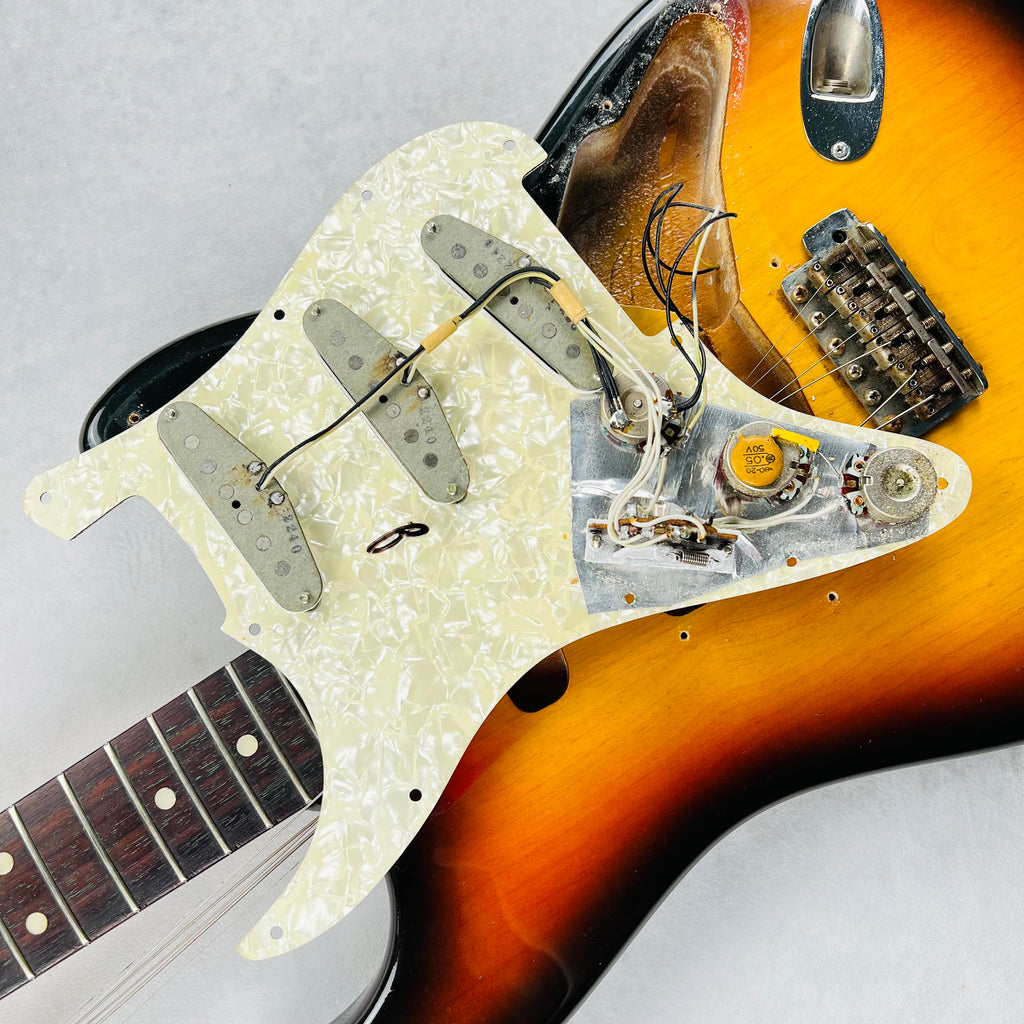 Fender Stratocaster Rosewood Fingerboard 1970 - 3-Tone Sunburst - 21