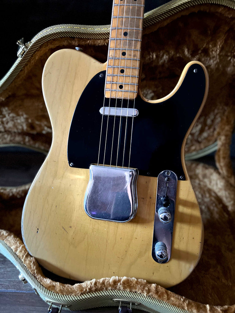 Fender Telecaster 1952 Butterscotch Blonde Blackguard Vintage Electric Guitar Body 3