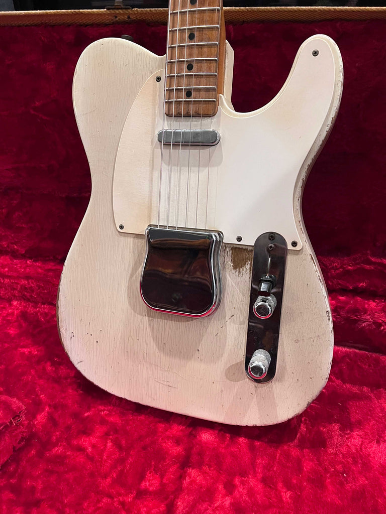 Fender Telecaster 1955 White Blonde Vintage Electric Guitar Body Case