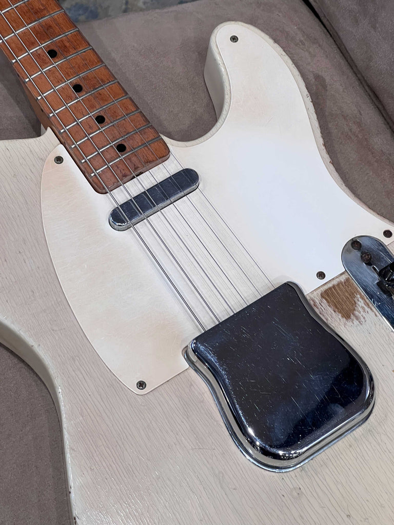Fender Telecaster 1955 White Blonde Vintage Electric Guitar Body Detail
