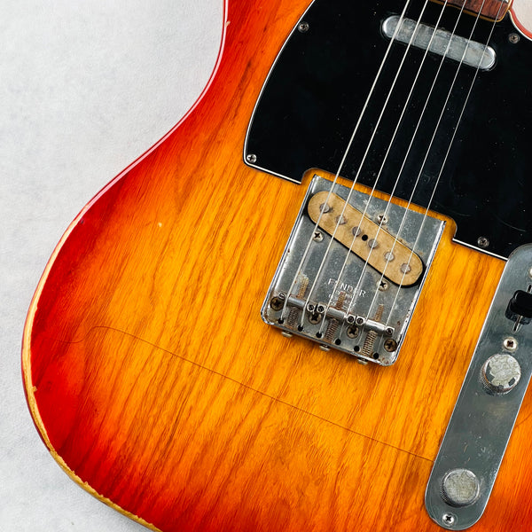 Fender Telecaster 1978 Vintage Electric Guitar - Cherry Sunburst - 4