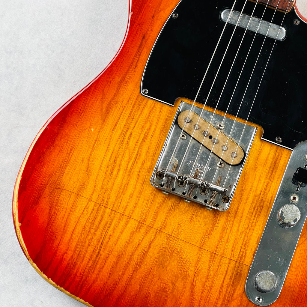 Fender Telecaster 1978 Vintage Electric Guitar - Cherry Sunburst - 4