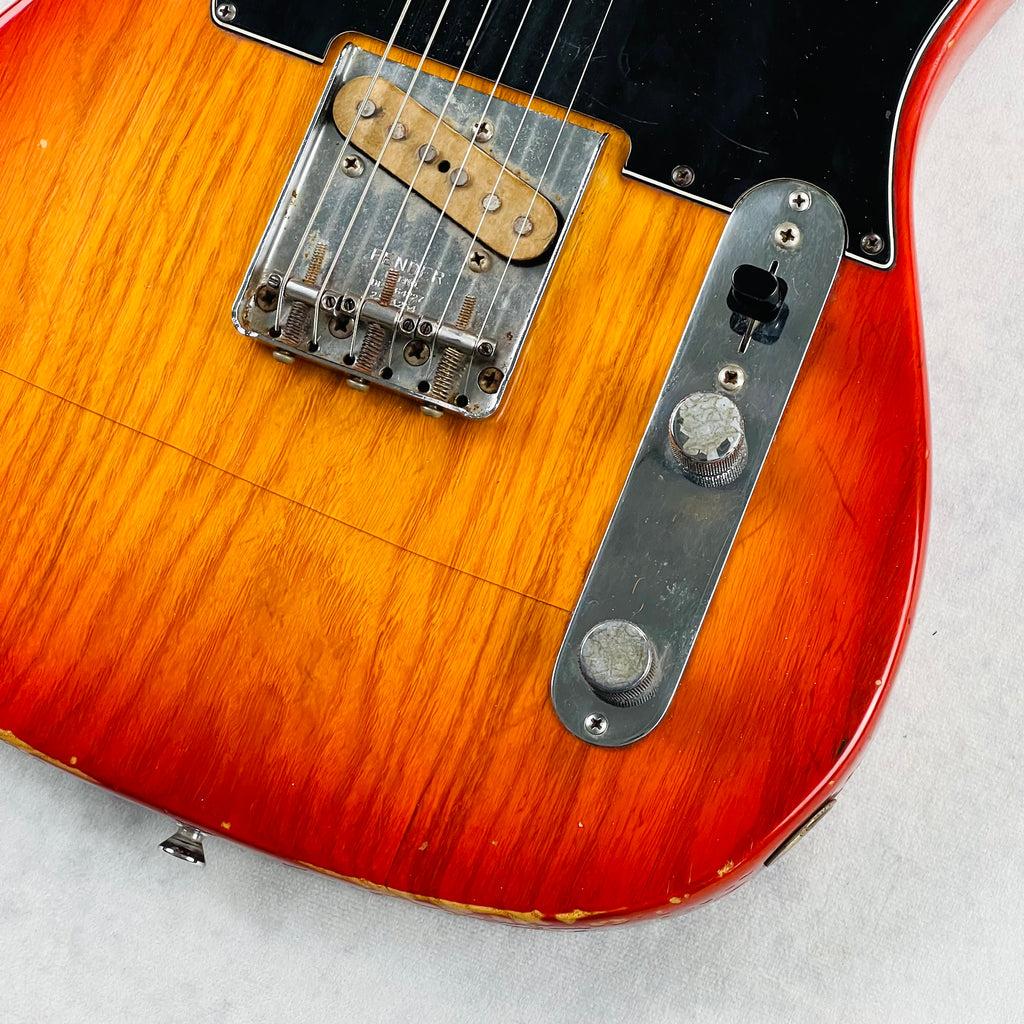 Fender Telecaster 1978 Vintage Electric Guitar - Cherry Sunburst - 5