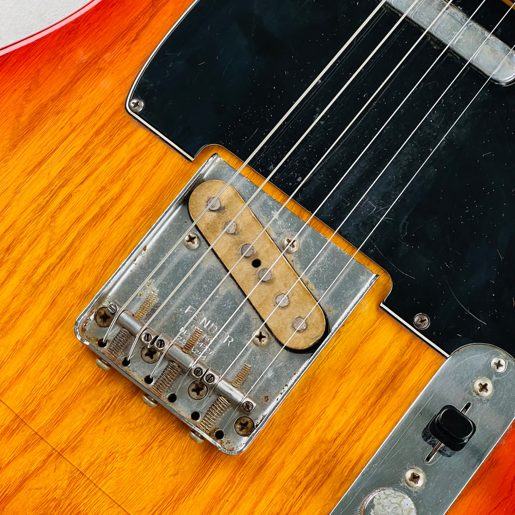 Fender Telecaster 1978 Vintage Electric Guitar - Cherry Sunburst - 7