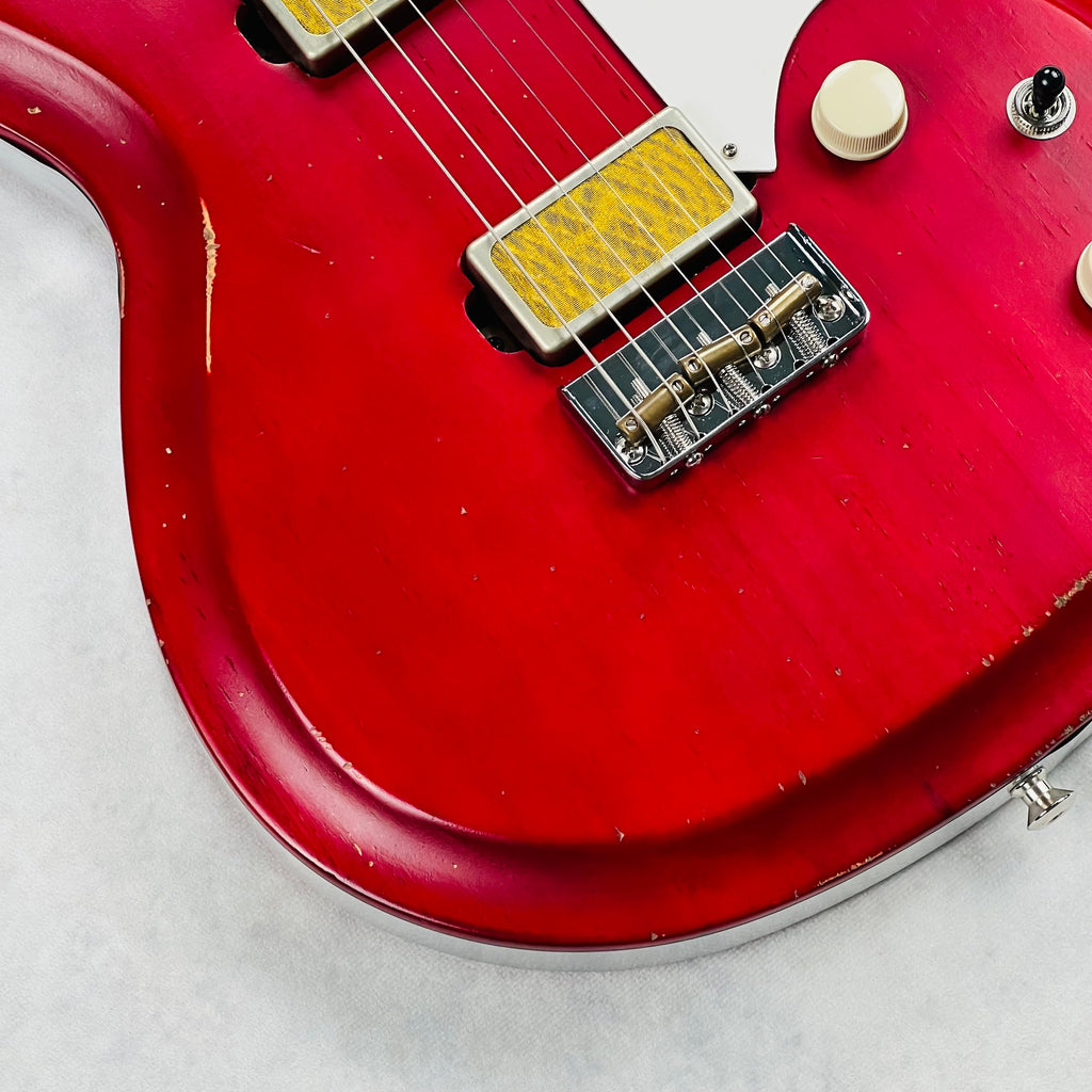 Fender Telecaster Deluxe Neck & German Carve Body Partscaster 2006 - Red - 4