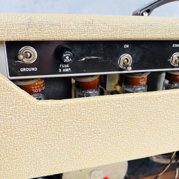 Fender Twin 6G8 2x12" Combo Amplifier 1962 - Blonde - 10