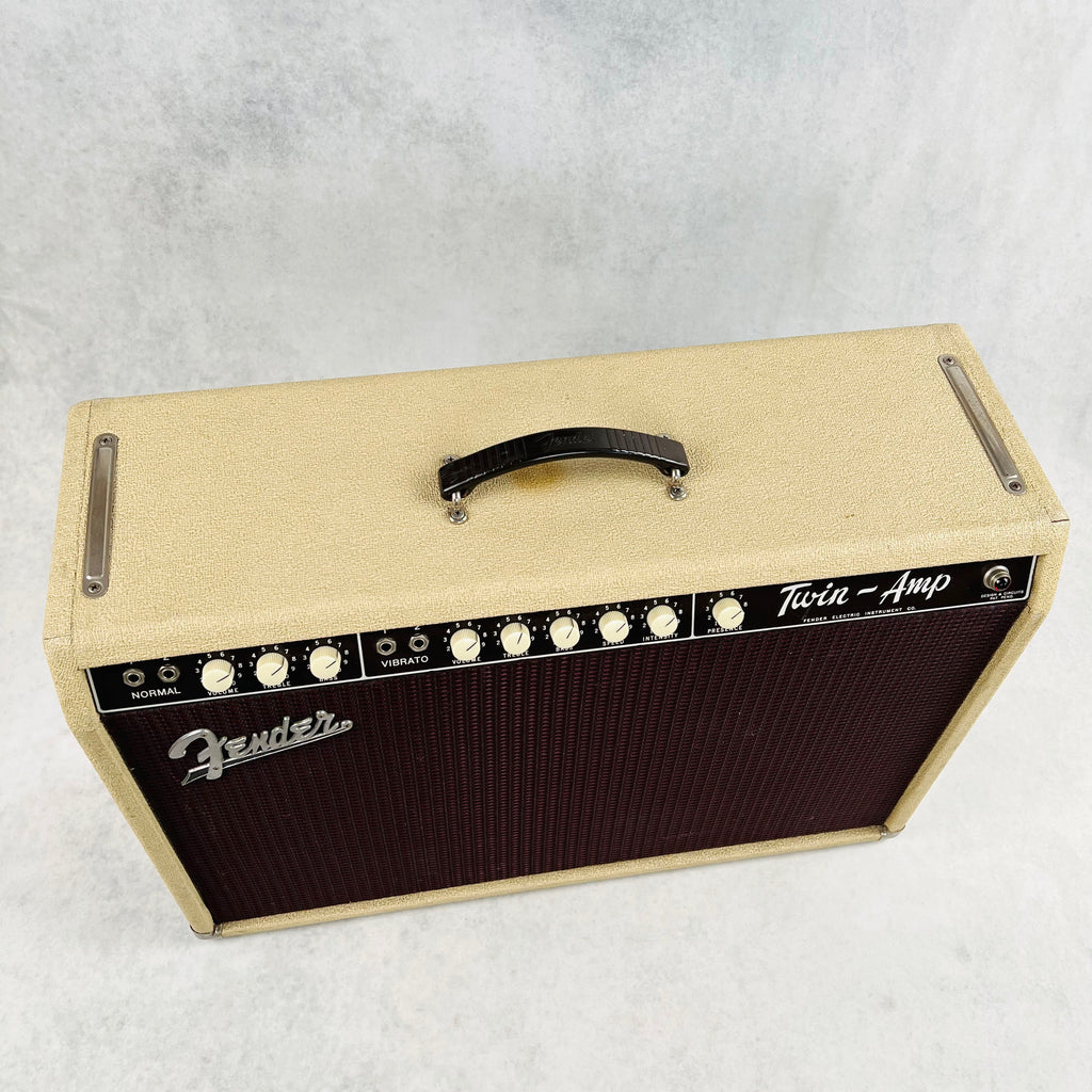 Fender Twin 6G8 2x12" Combo Amplifier 1962 - Blonde - 2