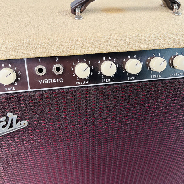 Fender Twin 6G8 2x12" Combo Amplifier 1962 - Blonde - 4