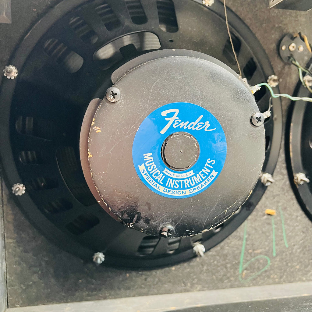 Fender Twin Reverb Amp Drip Edge 2x12" Combo Amplifier 1969 - Black - 18