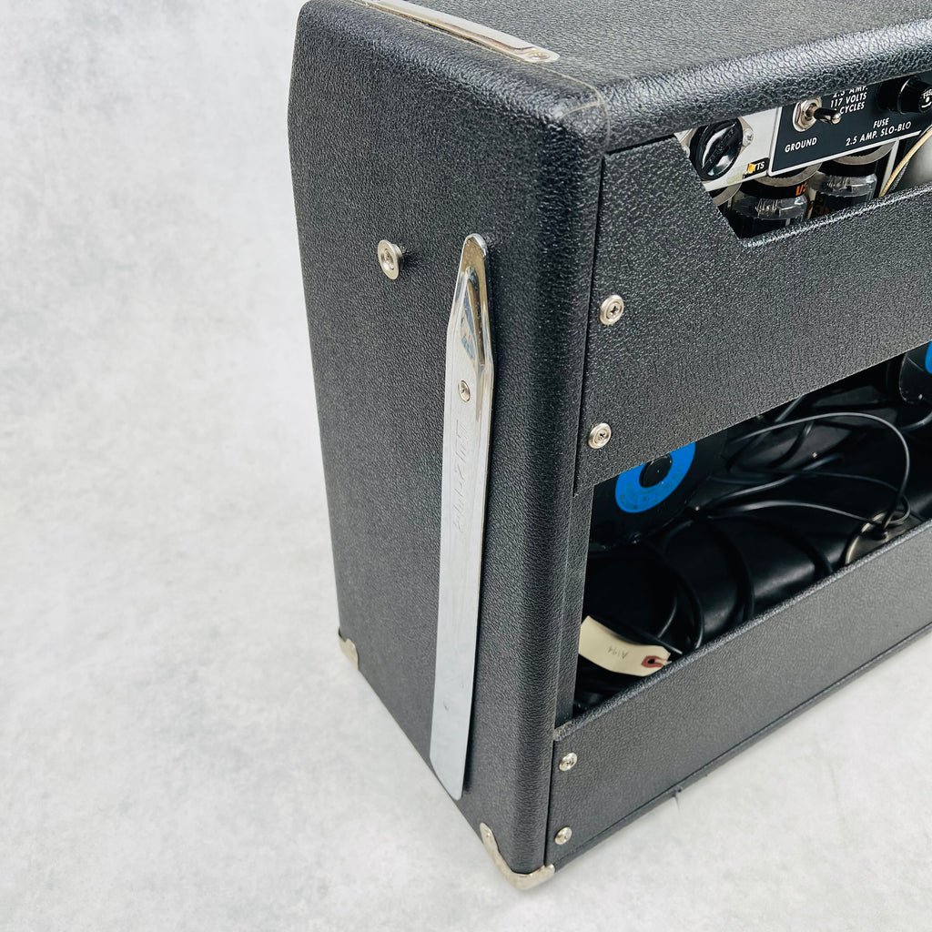 Fender Twin Reverb Amp Drip Edge 2x12" Combo Amplifier 1969 - Black - 23