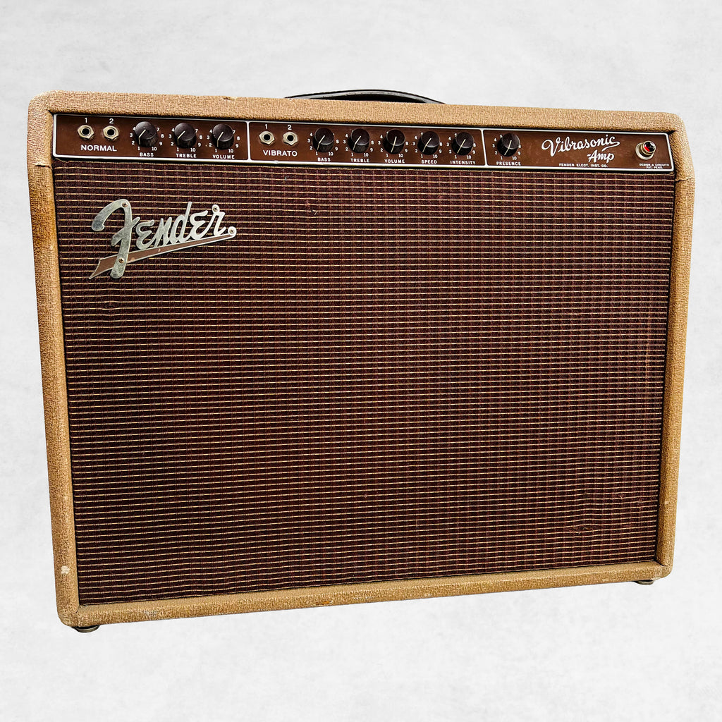 Fender Vibrasonic 5G13 1x15" Combo Amplifier 1960 - Brown - 1