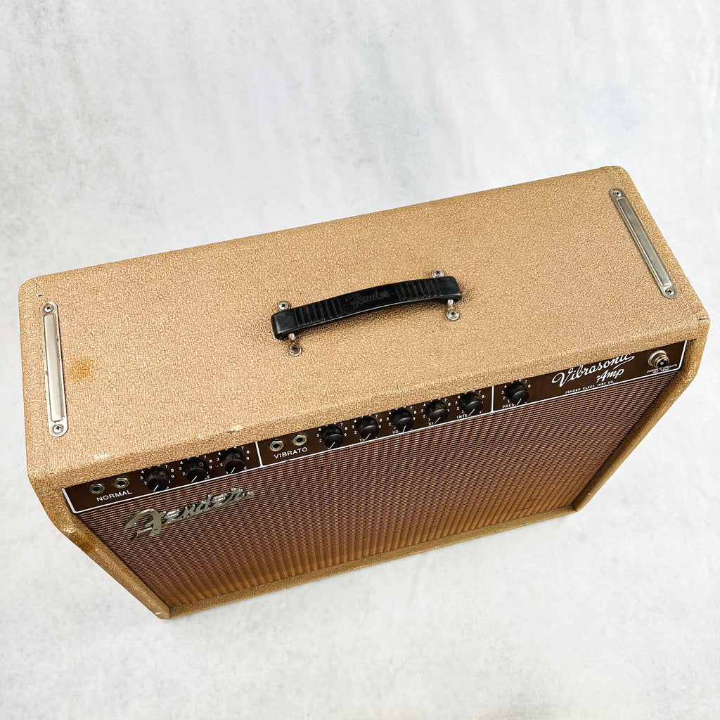 Fender Vibrasonic 5G13 1x15" Combo Amplifier 1960 - Brown - 2