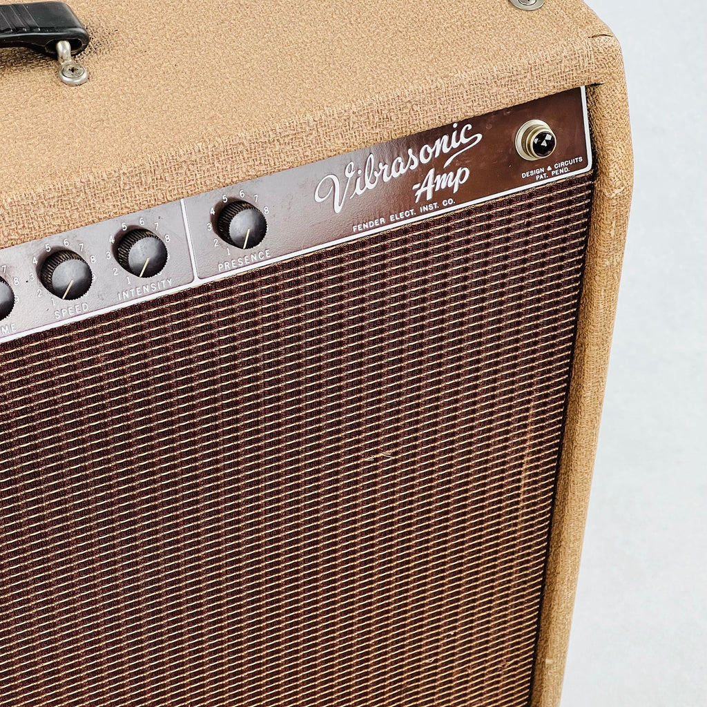 Fender Vibrasonic 5G13 1x15" Combo Amplifier 1960 - Brown - 6