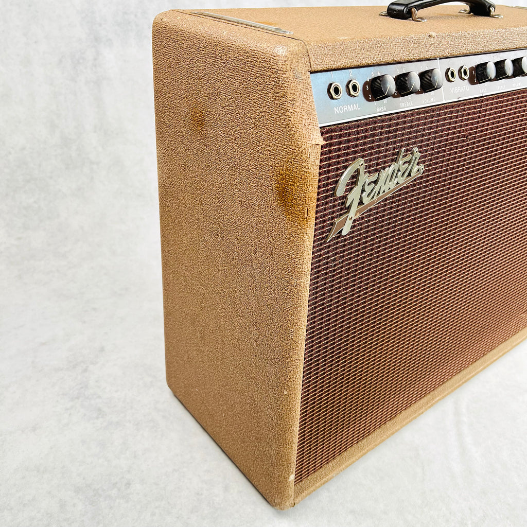 Fender Vibrasonic 5G13 1x15" Combo Amplifier 1960 - Brown - 9