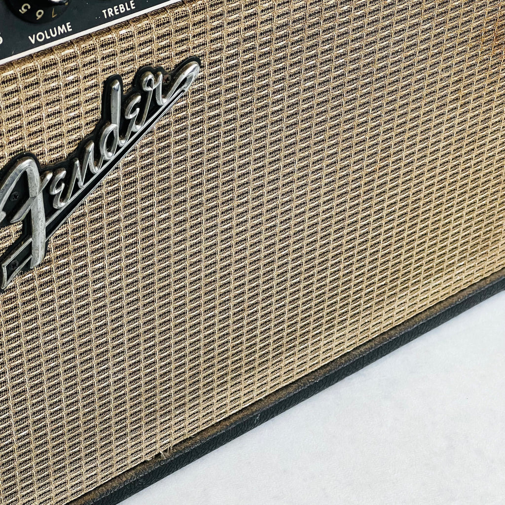 Vintage Fender Vibro Champ 1x8" Combo Amp 1966 - Black - 9