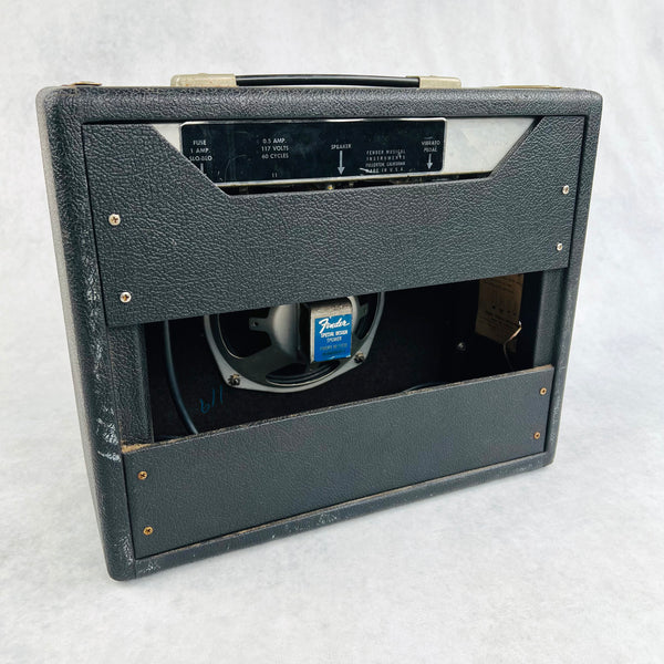 Vintage Fender Vibro Champ 1x8" Combo Amp 1966 - Black - 12