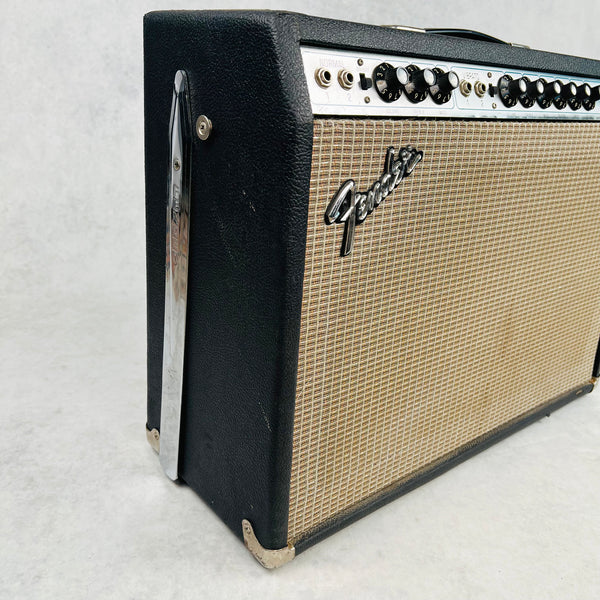 Fender Vibrolux Reverb Silver Panel 2x10" Combo Amplifier 1977 - Black - 8