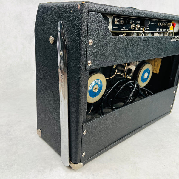 Fender Vibrolux Reverb Silver Panel 2x10" Combo Amplifier 1977 - Black - 9