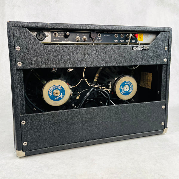 Fender Vibrolux Reverb Silver Panel 2x10" Combo Amplifier 1977 - Black - 10
