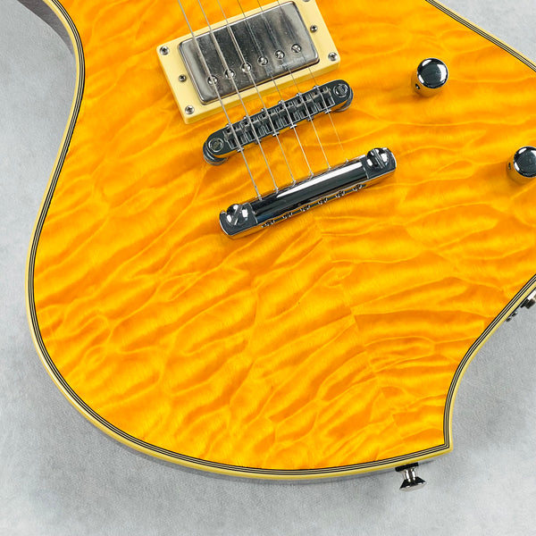 Fernandes Ravelle Custom Quilt Top 2004 - Dark Amber - 4