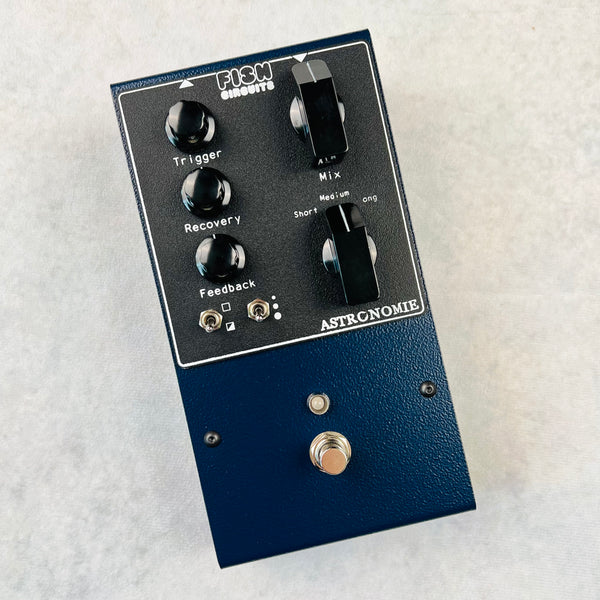 Fish Circuits Astronomie Reverb Guitar Effects Pedal 2025 - Blue - 1