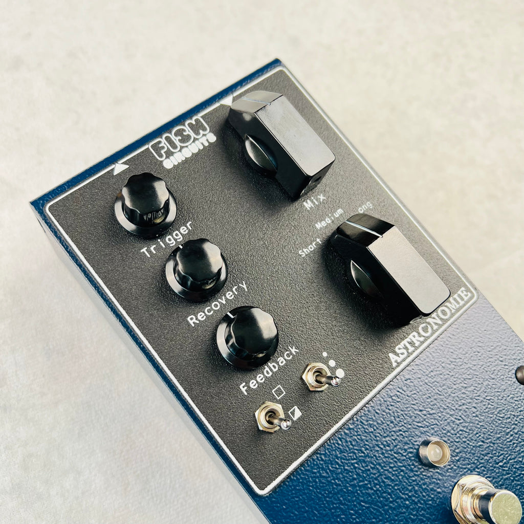 Fish Circuits Astronomie Reverb Guitar Effects Pedal 2025 - Blue - 2